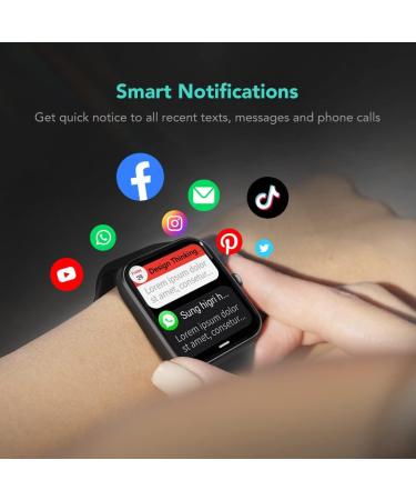 SKG Smart Watch, Fitness Tracker with 5ATM Swimming Waterproof, Health Monitor for Heart Rate, Blood Oxygen, Sleep, 1.7'' Touch Screen Bluetooth Smartwatch Fitness Watch for Android-iPhone iOS, V7 - Buy Online on GoSupps.com