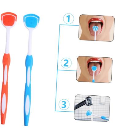 Minkissy 4-Piece Silicone Tongue Cleaning Brush & Infant Toothbrush Dental Kit - Safe & Efficient Tongue Cleaner for Kids - Buy Online on GoSupps.com