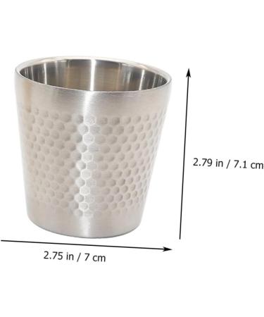 Healeeved Stainless Steel Shaving Razor Tool & Soap Shell Bowl - 7.1x7cm | International Shipping - Buy Online on GoSupps.com