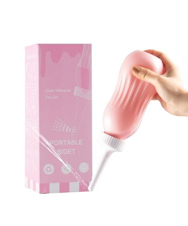 OFFO Perineal Bottle for Postpartum Essentials 17OZ (500ML) Labor and Delivery Essentials for Feminine Hygiene Care Perineal Cleansing After Birth Pink Pink(500ml) 1.0
