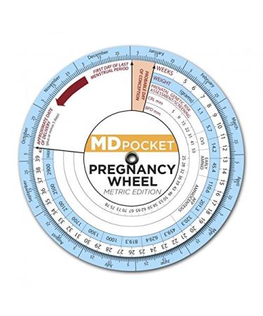 MDpocket  Pregnancy Wheel - Metric Edition
