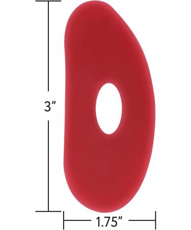 Soft Rib Tool Pack of 2 for Pottery & Clay - Red Shaping Tool for Sculpting & Smoothing Clay Surfaces - Buy Online on GoSupps.com