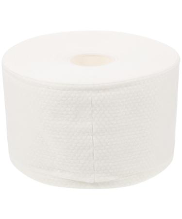 Healeved 1 Roll Disposable Face Towel Soft Thickening Face Towel Face Wipes Facial Dry Wipes Face Cleansing Towelettes Baby Dry Towel White Non-Woven Fabric Cotton Towel Cosmetic
