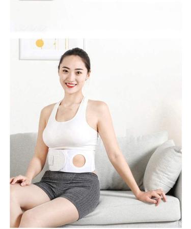 XJz Slope Elastic Ostomy Belt - Breathable Support Band with Stoma Opening | Comfortable Waist & Belly Support for Fixed Ostomy (9cm) - Buy Online on GoSupps.com