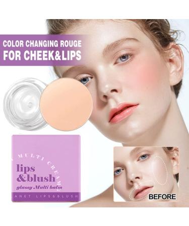 Color Changing Transparent Blush Cream for Cheeks and Lips - Moisturizing Gradient Blush Gel - Buy Online on GoSupps.com
