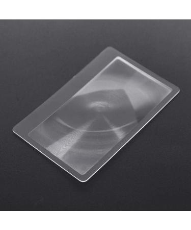 U-K Durable Processed 5pcs 3X Credit Card Shape Magnifiers Transparent Magnifier Fresnel Lens Excellent and - Buy Online on GoSupps.com