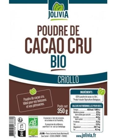 Organic Raw Cocoa Powder - 350g | Powder Size | Vegan | Made in France - Buy Online on GoSupps.com
