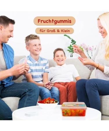 Buy Your Naschbox Sugar-Free Fruit Gum Sweets - Large 500g Pack with Bears Hearts Cola Vials & Seafood - International Shipping Available - Buy Online on GoSupps.com