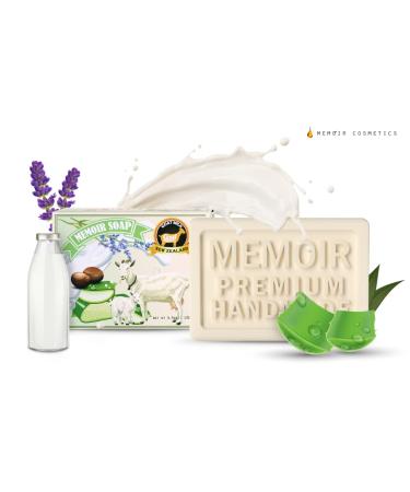 Memoir Natural Moisturizing Baby Soap with New Zealand Goat Milk, Lavender Oil & Probiotics - 4.5oz | For Eczema, Psoriasis & Sensitive Skin - Buy Online on GoSupps.com