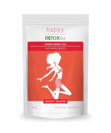 Happy Detox Tea Energy-Boost Tea - Happy Detox Tea - 4 Week Treatment - 28 Sachets