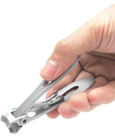 HCHGJKN Nail Clippers Adult Nail Clippers/stainless Steel Black And Silver Nail Clippers 1.6 * 6.9-8.8cm Large Opening Nail Clippers(Schwarz) - Buy Online on GoSupps.com