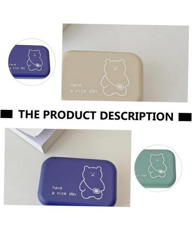 Homsfou 4-Piece Contact Lens Case Set | Sweet Travel Container with Mirror | Waterproof Contact Lens Carrying Bag - Buy Online on GoSupps.com