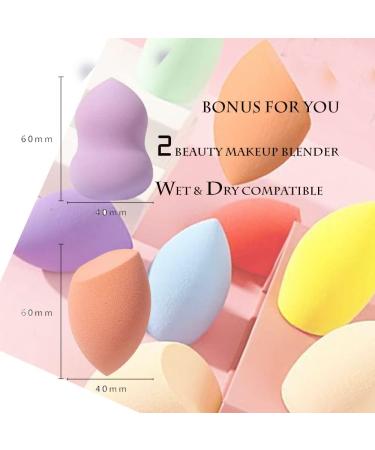 Deluxe 24-Piece Pink Makeup Brush Set- Natural Goat Hair Brushes for Eye Shadow, Concealers, Foundation, Powder, Blush-Kabuki & Silicone Face Brush Included- High-Quality Cosmetic Blending Tools - Buy Online on GoSupps.com