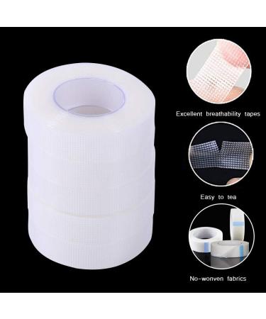 Buy Makeup Tape - 5 Rolls Transparent Medical PE Tape for False Eyelash Extensions | Breathable & Essential Makeup Tool - Buy Online on GoSupps.com
