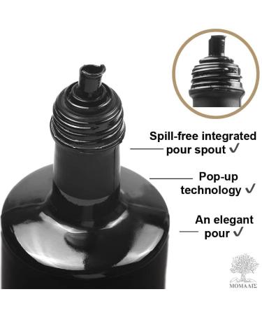 Premium Greek Olive Oil Extra Virgin Koroneiki in Glass Bottle + Pour Spout (2-Pack, 33.8oz) - Buy Online on GoSupps.com