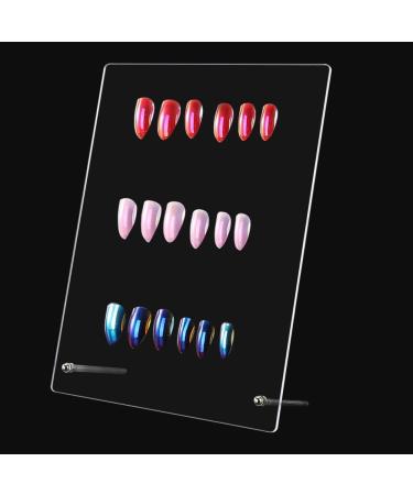 Nail Display Rack Nail Art Display Stand Frame Nail Tip Colors Rack Support Showing Board (Small) - Buy Online on GoSupps.com