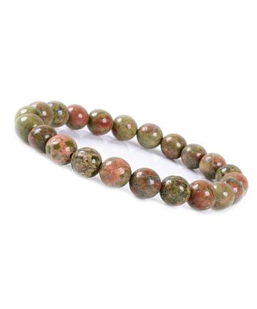 Emilys Gems Power - Chakra Bracelets | Stretchable | 8mm Natural Stone - For your well-being Jasper