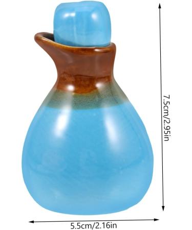 Frcolor Japanese Mini-Vase Ceramic Container for Essential Oils - 5-Pack with Soy Sauce Dishes & Oil Dispensing | International Shipping - Buy Online on GoSupps.com