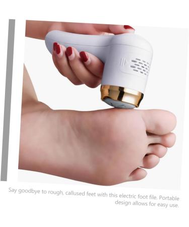 Healeved Foot Electric Foot Sander Heel Scraper Battery Operated Foot File Electric Feet File Heel Sander Feet Removers Hard Skin Remover Abs Care Eliminator White - Buy Online on GoSupps.com
