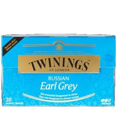 3 x Twinings Russian Earl Grey Black Tea (3 x 20 Items)