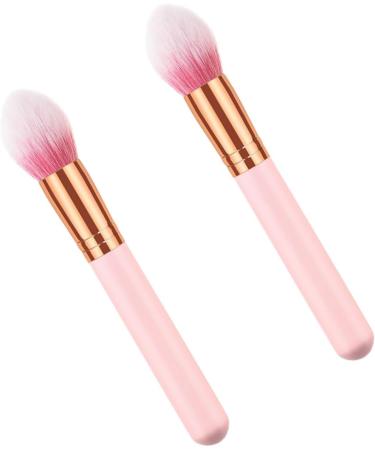 Didiseaon 2pcs Cosmetics Brush Makeup Powder Brush Cosmetic Brush Highlighter Makeup Brush Wooden - Buy Online on GoSupps.com