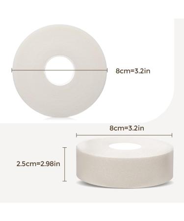 Lunamoon Eyelash Tape - 2 Rolls of Premium Eyelash Extension Adhesive Tape (White) for Perfect Lash Application - Buy Online on GoSupps.com