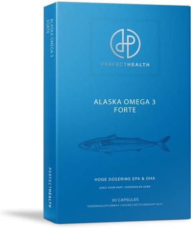 Perfect Health Perfect Health - Alaska Omega 3 Forte - Dietary supplement - Good for heart brain and eyes - 30 softgels