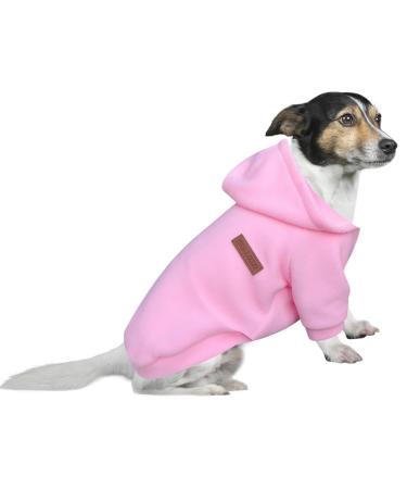 Hualisiji dogs hoodie big dog dogs sweatshirt warm and light with a soft texture easy to wear and light colors (3xl pink) 3xl pink - Buy Online on GoSupps.com