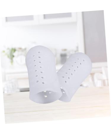 Garneck Silicone Gel High Heel Protectors - 6 Pairs/12pcs Toe Sleeves for Anti-Friction Protection - White 4.5X2.1 cm - Buy Online on GoSupps.com