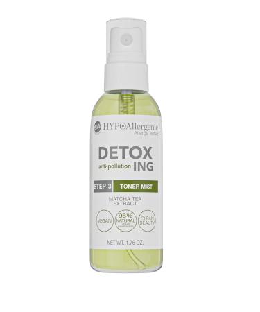 Bell Hypoallergenic Detoxifying Toner Mist Moisturizing and Protecting with Matcha Tea Extract Anti Pollution & Vegan 50g
