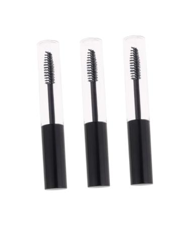 WOONEKY 3pcs Empty Eyelash Tube Eyelash Brush Tube Mascara Tube Funnel Empty Brow/mascara Bottles