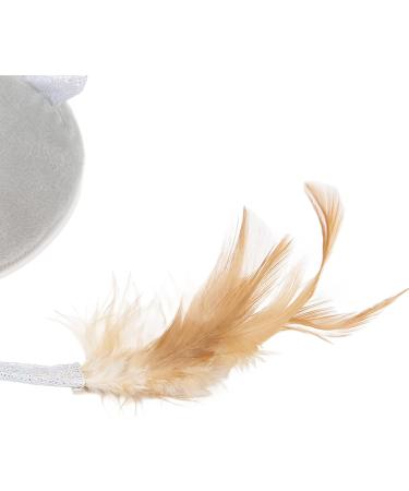 Interactive Cat Toy Lifelike Automatic Moving Mouse Cat Toy with Furry Tail USB Rechargeable Electronic Cat Mouse Toy Kitten Toys Moving Mouse Catch Toy for Indoor Cats - Buy Online on GoSupps.com