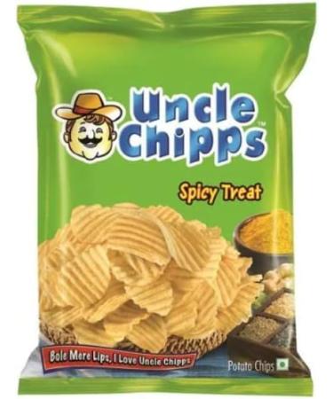 Uncle chipps (Pack Of 4) Perfect for Snacking Delicious Tasty And Twisty Treat Gift Hamper Sold By Kidzbuzz (Uncle chipps Spicy Treat) - Buy Online on GoSupps.com
