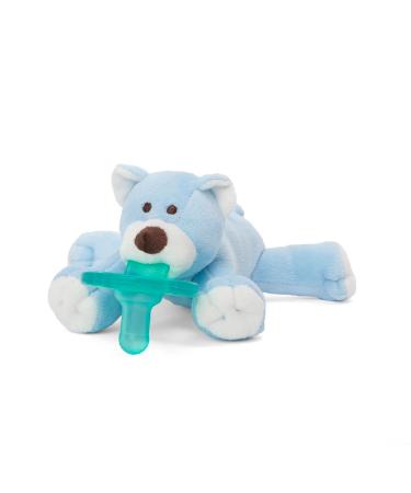 WubbaNub Blue Bear Infant Pacifier - Soothing Baby's Needs - Buy Online on GoSupps.com