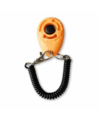 Monkimau Clicker Dog Cat - Training for dogs and cats dog training (beige)