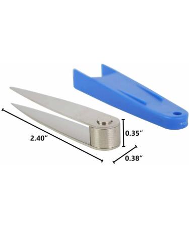 Big Horn 19082-2PK Mini Stainless Steel Precision Tweezers, 2 Pack - Splinter Removal Tool - Buy Online on GoSupps.com