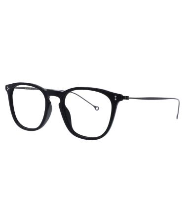 Hally & Son Unisex Sunglasses 51 Black-gun Metal (Rutheni