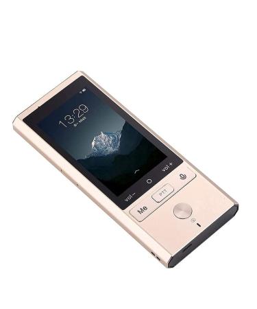 Language Translator Device Language Translator Device 3.0 Inch Touch Screen 75 Language WiFi Electronic Translator Learning Travel Shopping 125 * 53 * 12MM (Gold) Elegant