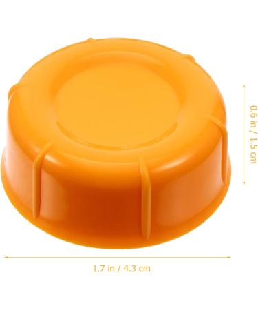 BESTonZON 20 Pcs Baby Bottle Seal Cap Baby Bottle Caps Organiser Baby Feeding for Babies Tool Breastfeeding Bottles Flow Kit Travel Food Grade Pp Small Caliber Infant Products Orangex2pcs 4.3x4.3x1.5cmx2pcs - Buy Online on GoSupps.com
