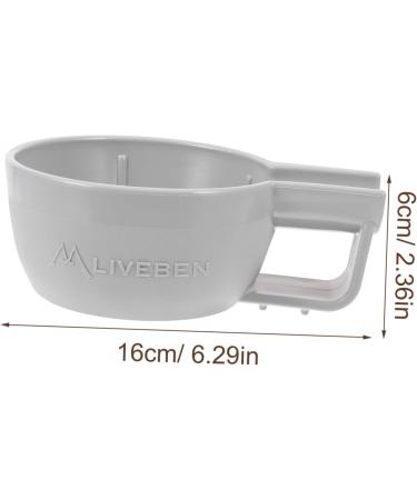 Angoily Shaving Foam Shell - Travel Beard Soap Bowl Razor Brush Mug & Hand-held Cup for Men - Perfect for Hairdressers & On-the-Go Shaving - Buy Online on GoSupps.com