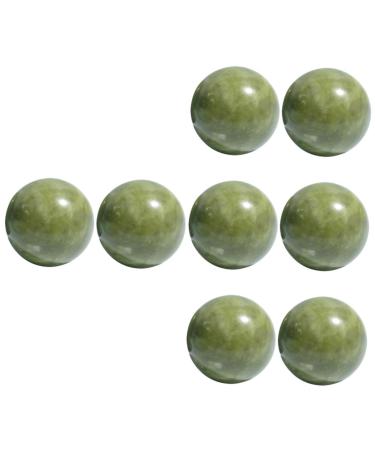 Lurrose 8 STK Handball Massage hand roller from marble chinese meditation balls marble balls Chinese health balls blowing handballs physics ball fitness skin-friendly jade