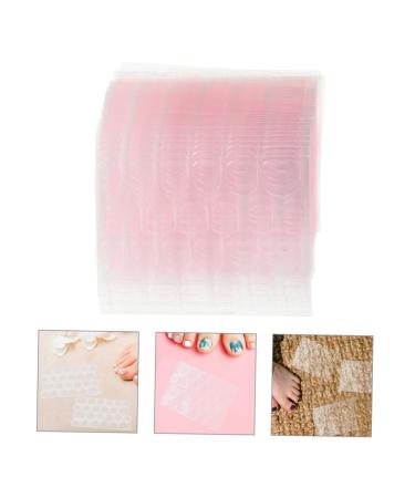 SOESFOUFU 100 Sheets Jelly Gel Nails Fake Nails Fake Nail Glue Nail Sticker Press on Nail Glues Glue for Nails Sticky Adhesive Nail Tabs Stickers Manicure Label Jelly Glue Pink - Buy Online on GoSupps.com