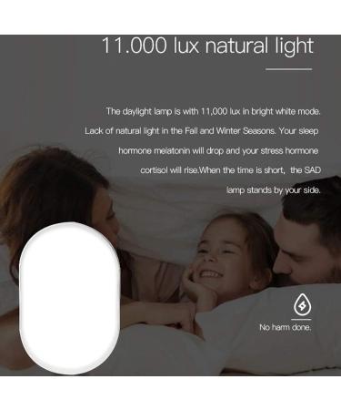 ONOTEC Light Therapy Lamp UV-Free 10000 Lux LED Bright White Therapy Light Touch Control with 4 Adjustable Brightness Levels for Home/Office/Travelling - Buy Online on GoSupps.com