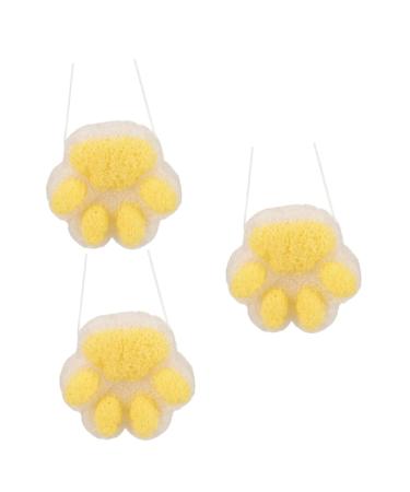 Housoutil 3pcs Children's Bath Sponge Body Sponge Bath Loofah Shower Accessories Shower Loofahs Ball Bathing Body Skin Cleaner Bath The Face Baby Fiber Facial