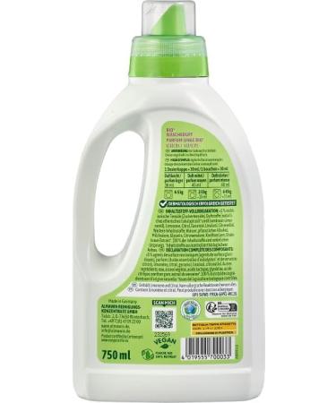 Almawin Organic Washing Liquid 750ml | Eco-Friendly Laundry Perfume | Vegan & Dye-Free | 50 Washes | Verbena Scent - Buy Online on GoSupps.com