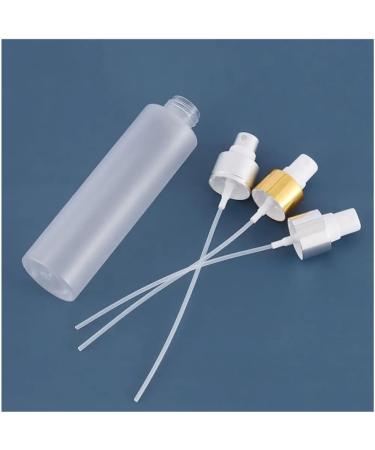 150ml Frosted Plastic Spray Bottle - Travel-Ready Refillable Makeup & Perfume Container in Bright Gold | International Shipping Available - Buy Online on GoSupps.com