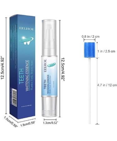 Pain-Free Tooth Whitening Pen & Gel | Effective Teeth Bleaching for Spotless White Teeth | Includes Oral Care Sponge - Buy Online on GoSupps.com