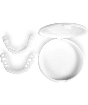 Shop Wttfc Snap-In Veneers for Couples | Instant Fake Teeth for Men & Women | Top & Bottom Dentures for a Perfect Smile - Buy Online on GoSupps.com