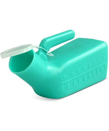 Portable Male Urinal Bottle 1000ml Spill Proof Urinals for Men | Travel Camping & Incontinence Aid (2 Pack) - Buy Online on GoSupps.com