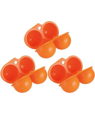 Healeved 6 Pcs Eggs Egg Container Egg Case Camping Egg Baskets Portable Egg Case Egg Carton Mustard Outdoor Random Colorx2pcs 11.5X7X7cmx2pcs - Buy Online on GoSupps.com